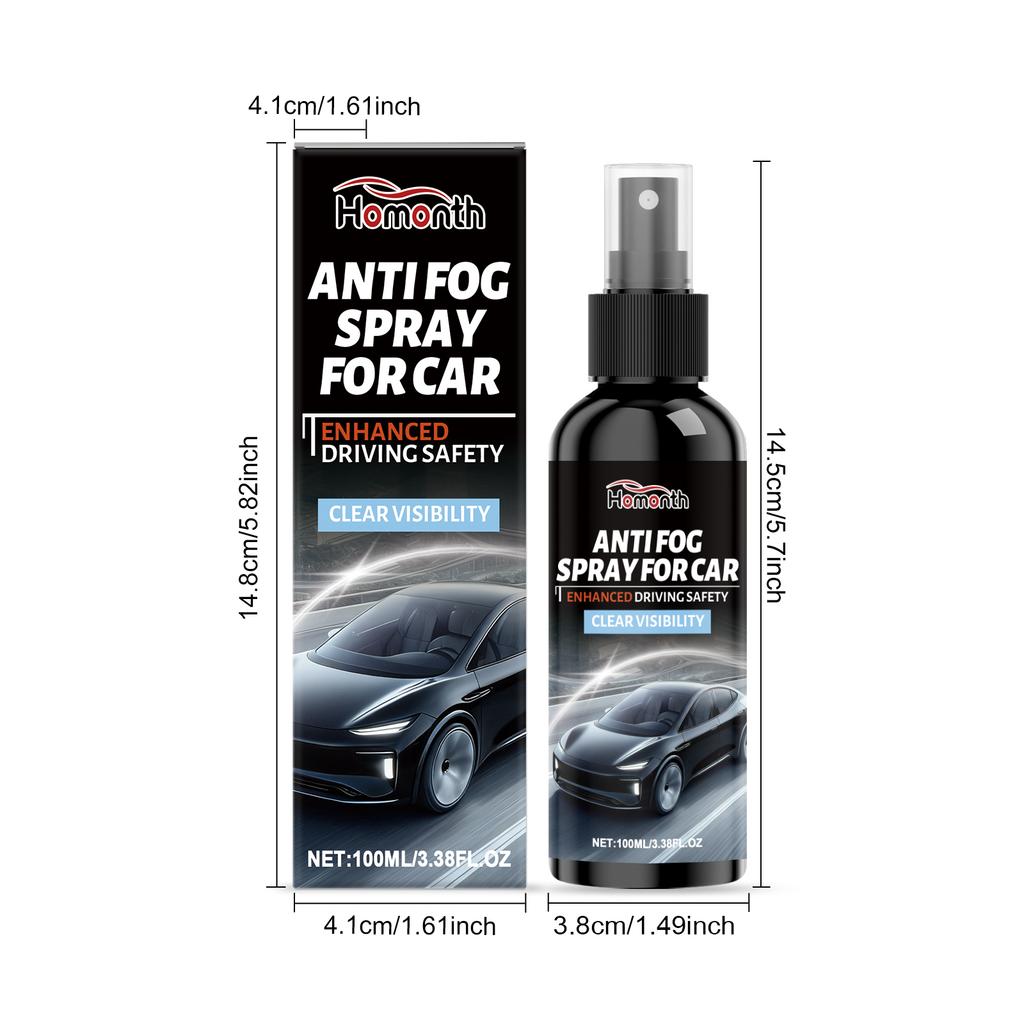 Cars Glass Anti-Rain Spray Auto Water Repellent Coating Agent Removes Stains Oil Film Clear Vision Car Window Anti Fog Spray
