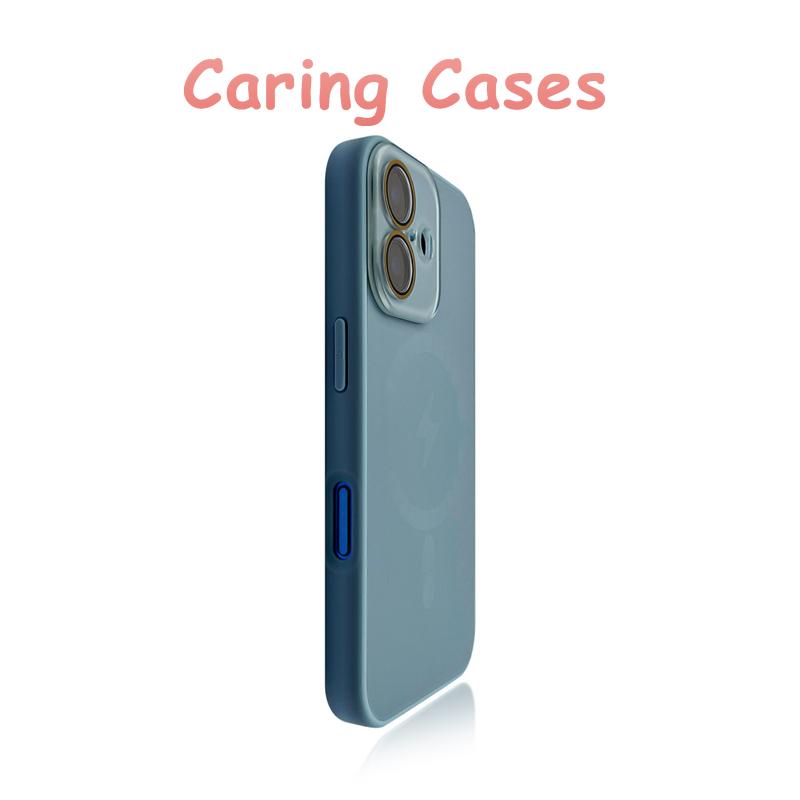 

For iPhone 17 Pro Max Case AG Matte Lightning Magnetic Design with Crystal Lens Protector with iPhone 16 15 14 13 12 11 iPhone 11