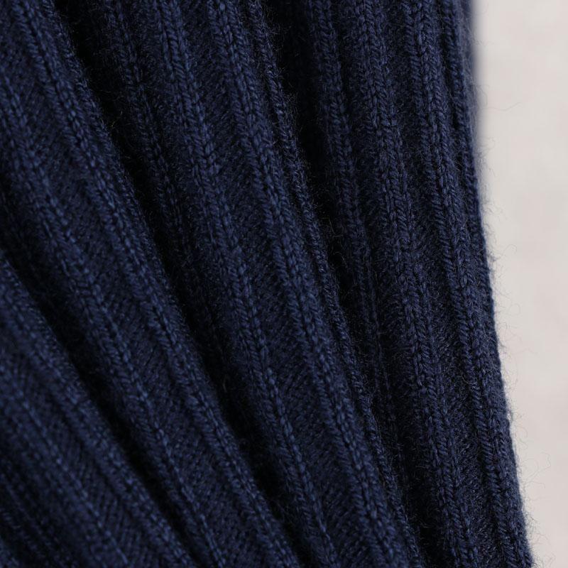 Sunshine House Autumn and Winter Export European and American Women's Clothing High Neck Ribbing Stretch Long Sleeve Sweater Knitwear Bottoming Shirt