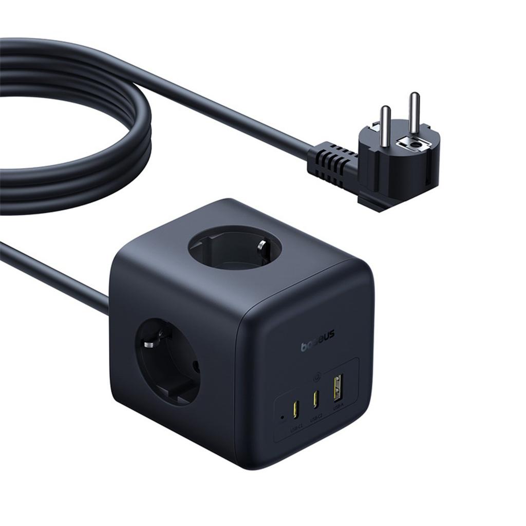 Power strip cube USB-A USB-C socket EU 67W 1.5m