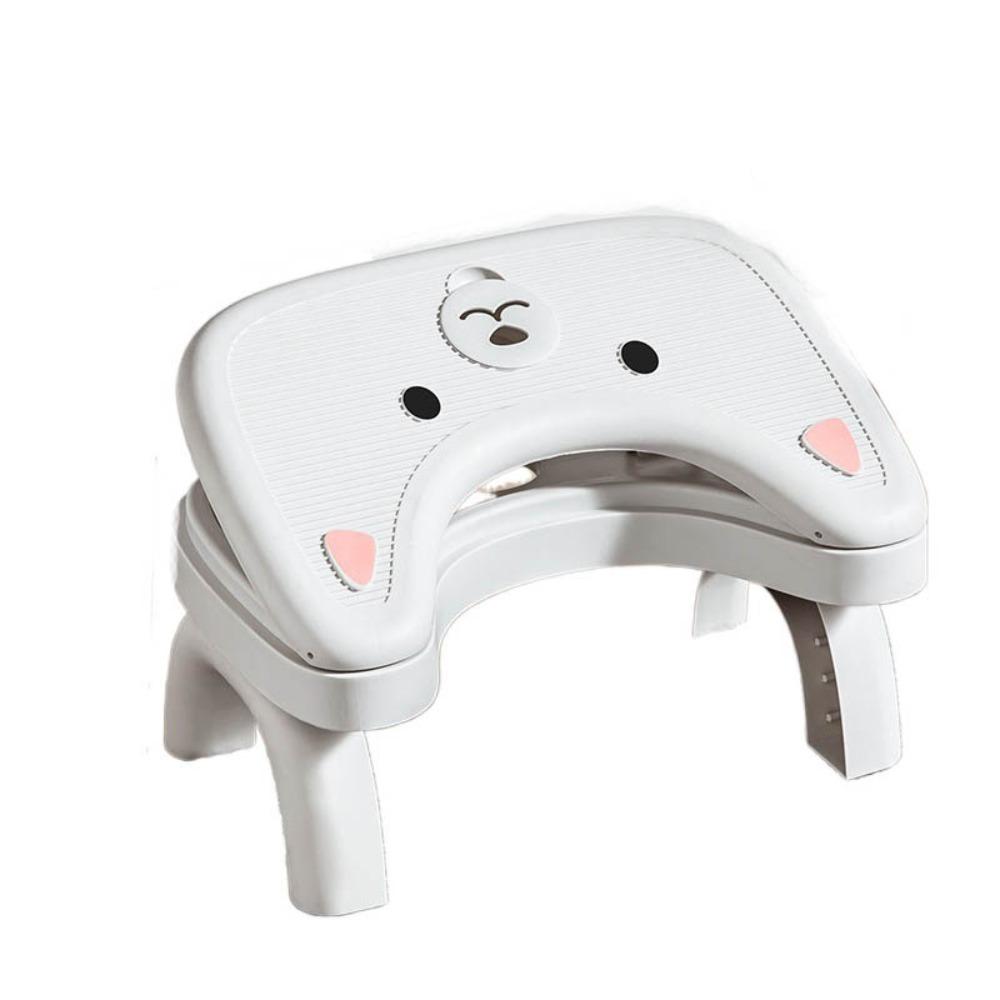 Ergonomic Bathroom Foot Stool Foldable Under Desk Footrest  Pregnant Woman