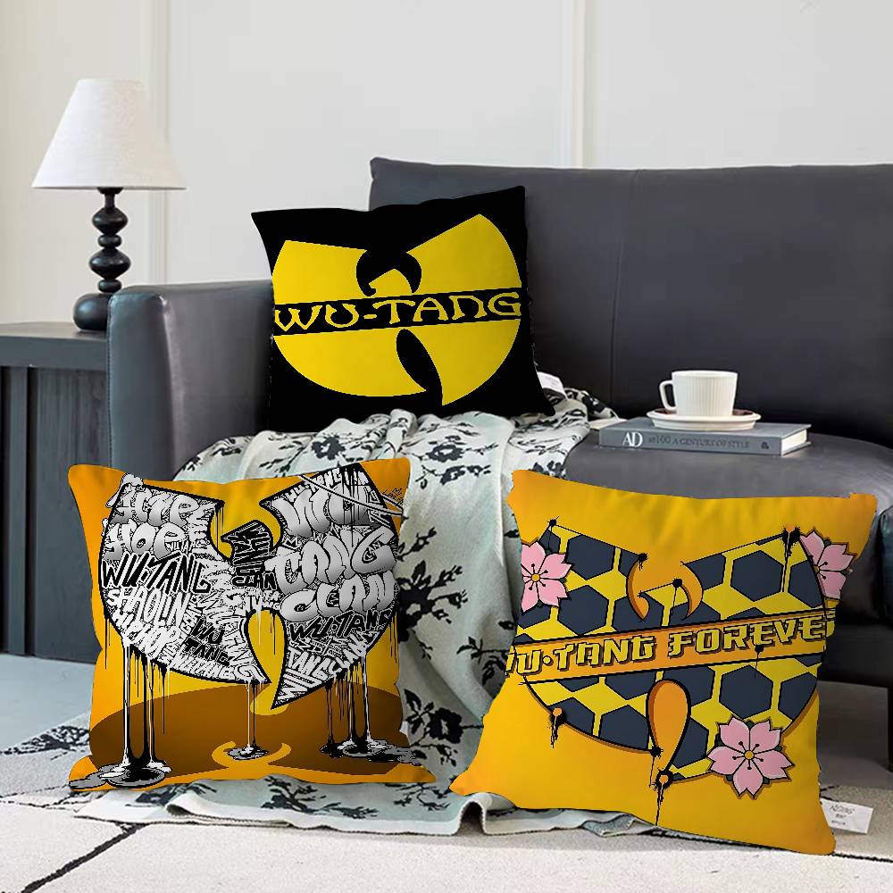 Art W-Wu T-Tang Clan Maple Cushion Cover Inches Farmhouse Decor Home Throw Pillow Covers For Couch Decorations