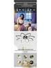 Silent Modern Flush Mount Ceiling Fan Light for Living Room/Bedroom