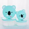4pcs/set Children Plastic Bento Box Cartoon Print Japanese Outdoor Food Storage Container Kids Student Microwave Lunch Utensils