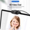 HD-Webcam mit integriertem Mikrofon für Desktop, Laptop und Live-Streaming.