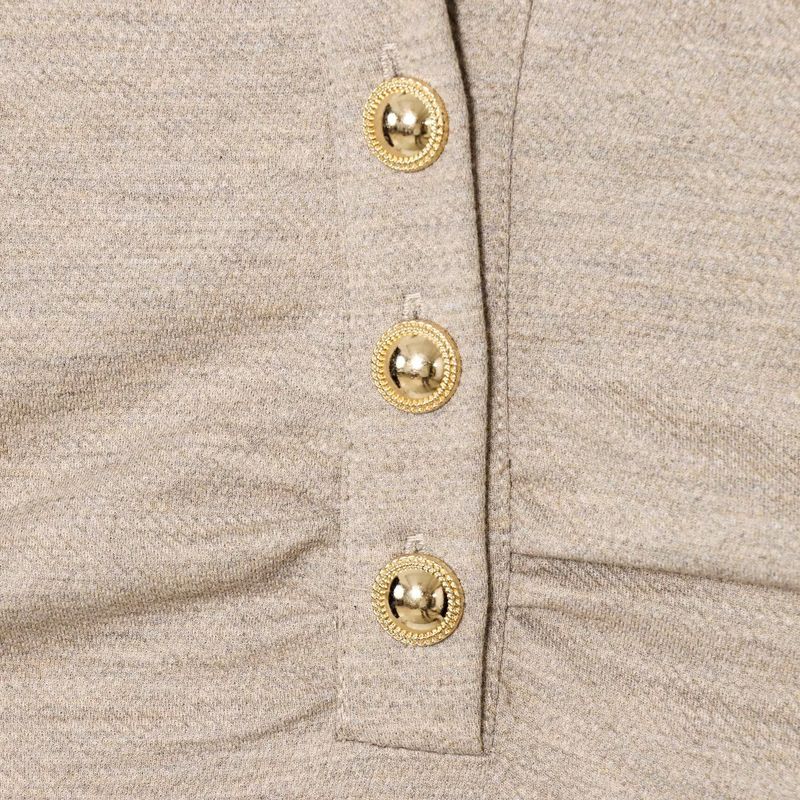 Kaslead New Women clothes Western Style Polo Shirt Collar Sleeveless Slim fit Midi Dress 364415