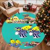 Bananas in Pyjamas Muster Runder Teppich, Innen-/Außenmatte, für Picknick, Spielzimmer, Schlafzimmer, Büro, Wohnzimmer, Heimdeko Teppich, Geburtstagsgeschenk