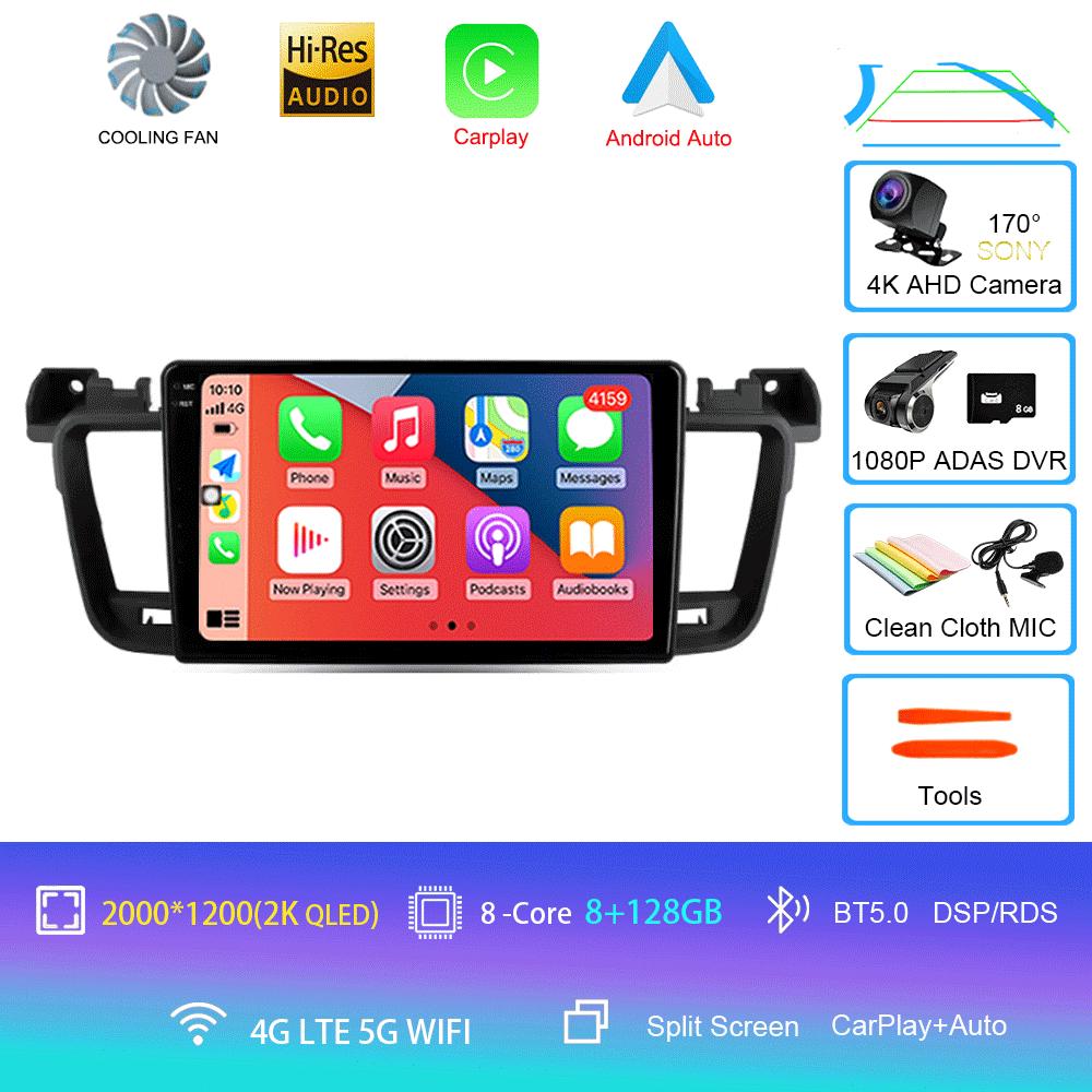 Android 14 For Peugeot 508 2011 - 2018 Car Radio Multimedia Video Player Navigation GPS No 2din 2 Din DVD