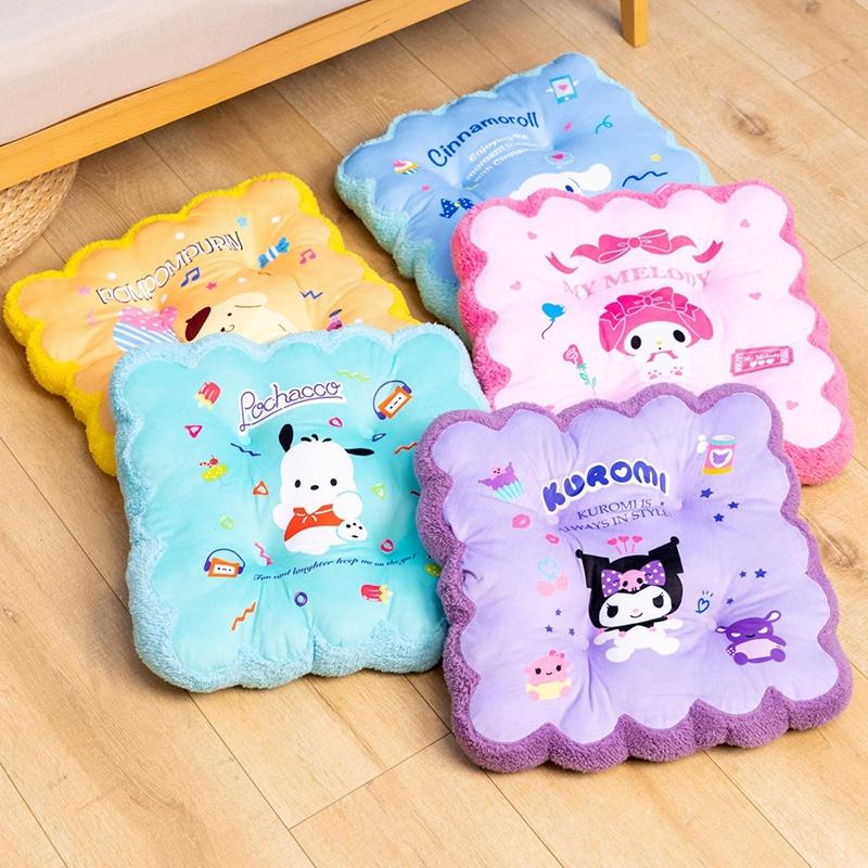 Cartoon Plush Chair Cushion Pad Thick Tatami Floor Cushion Office Sitting Pad Student Non-slip Seat Pad Wholesale