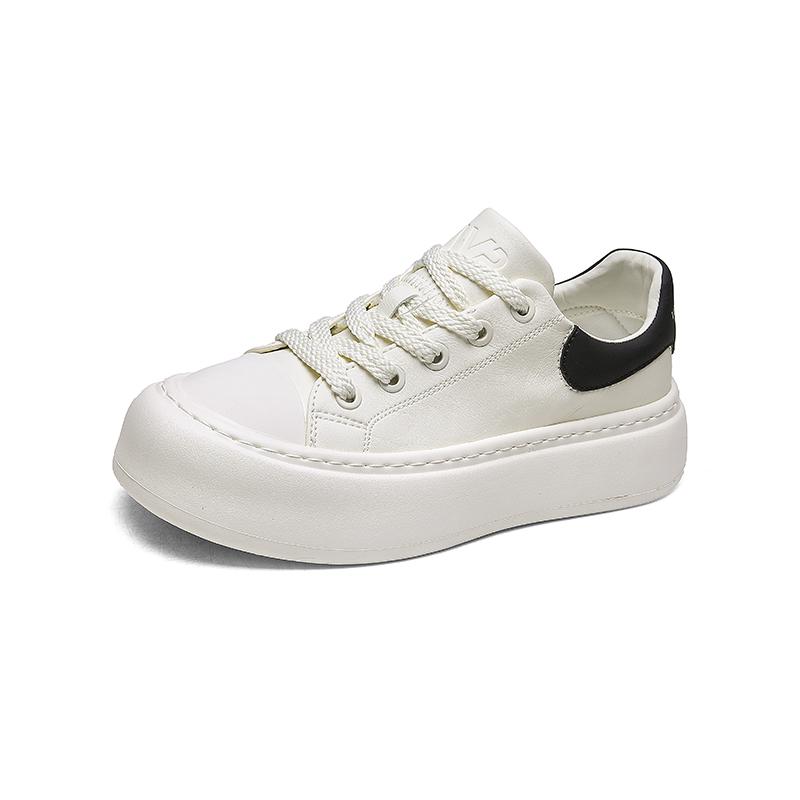 Fashion Italian2025New Thick Bottom Outdoor Sneakers Fashion Man Genuine Leather Designer Board Shoes Comfy Antiskid Lace-Up Oxford Shoe