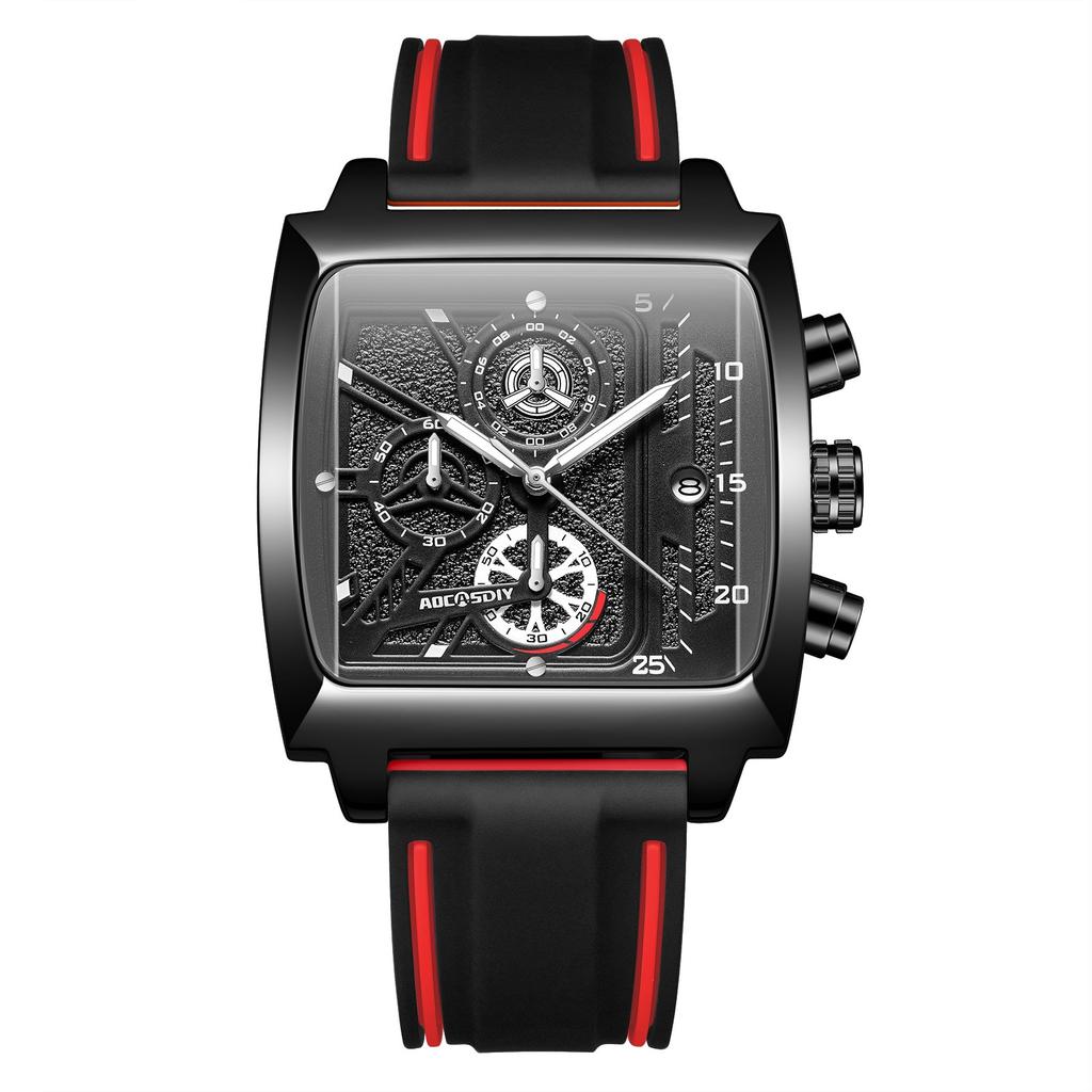 שעון גברים צבעוני ואלגנטי רב תכליתי עמיד למים ללילה