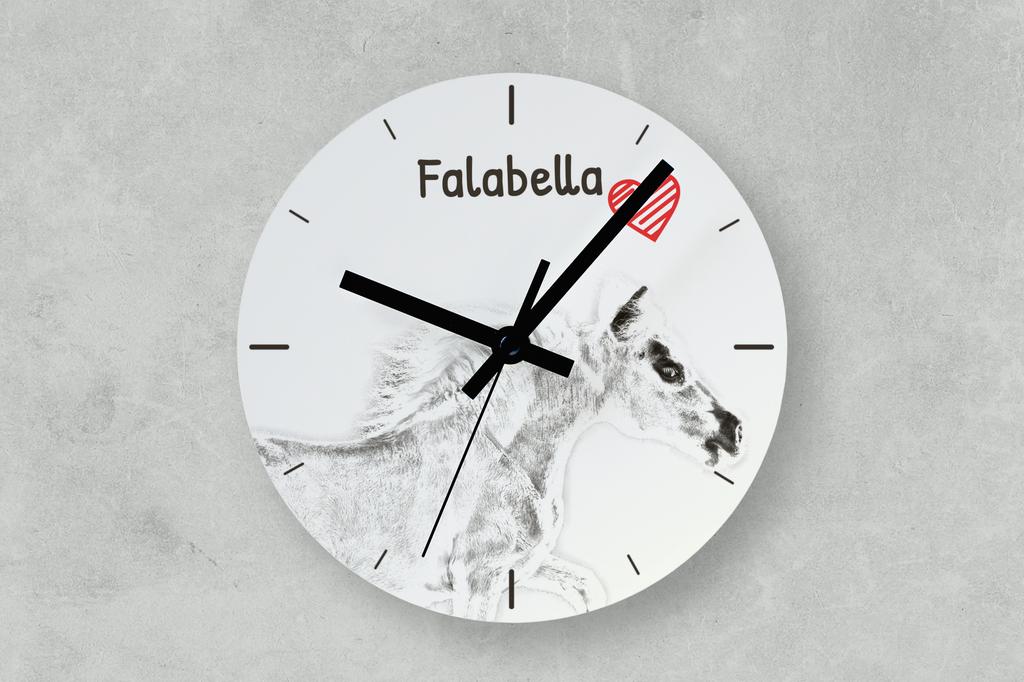 Falabella – Wall clock with a horse, shelf clock with a print | Art-Dog