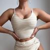 Xin Si Nian Solid Color Split Sexy Bikini Slim Women's Swimsuit