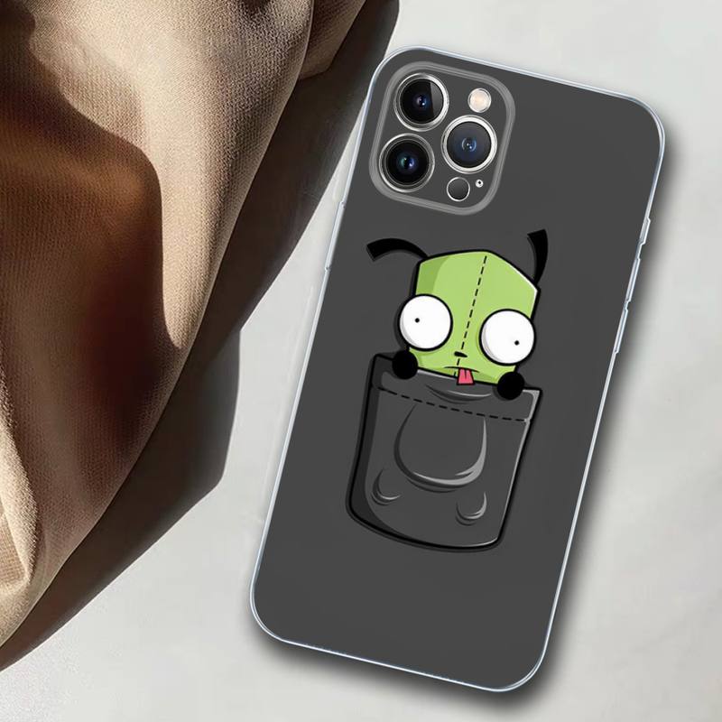 

Мягкий силиконовый чехол для телефона Invader Zim для iphone 14 13 12 11 Pro Mini XS MAX 8 7 6 Plus X XS XR iphone 14 plus