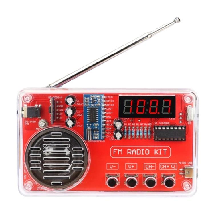 Hands On Electronic Fun 50-108MHz DIY FM Radio Circuit Board Kit for Tinkerers