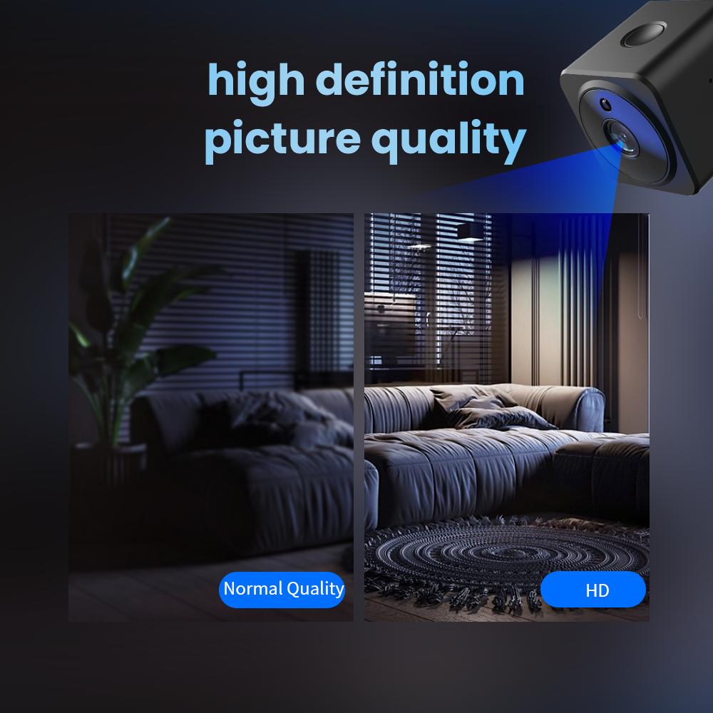 Yüksek Çözünürlüklü Ev Sesli İnterkom Kamerası İç Mekan Güvenlik Monitörü Ağ Wifi Kamerası