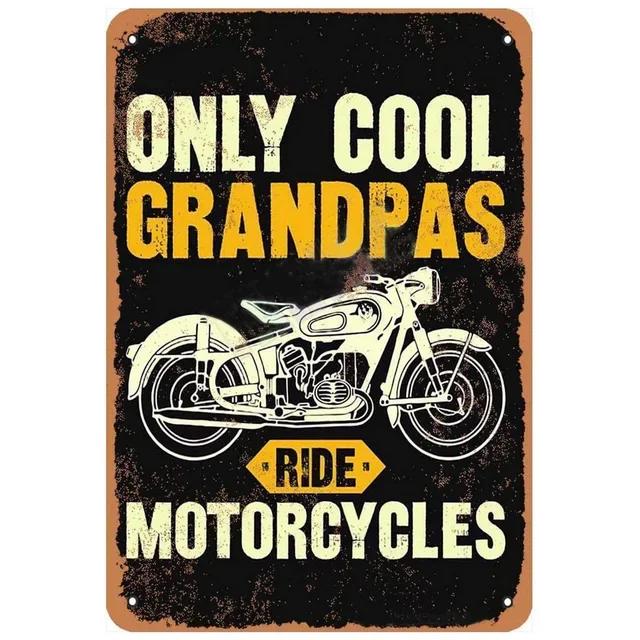 Vintage Triumph Norton Motorcycle Metal Tin Sign  Retro Iron Wall Poster for Bar Cafe Garage Home Decor  Metal Plaque Sheet