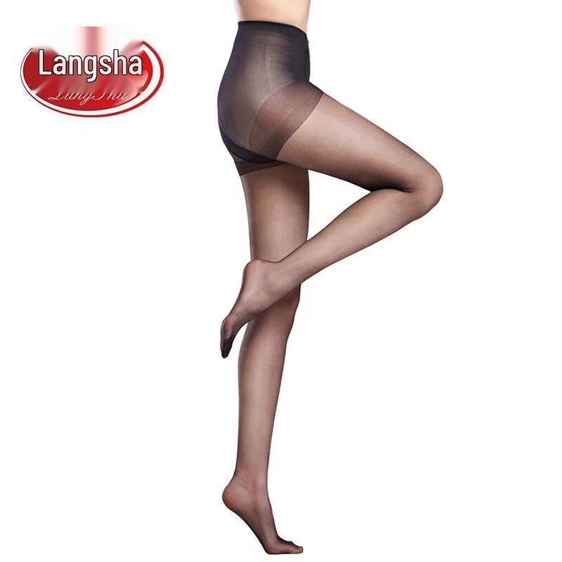 Jinlangsha Reinforced Toe Anti-Snag Stockings – Silky, Durable, Core-Spun Yarn with Gusset for Lasting Comfort.