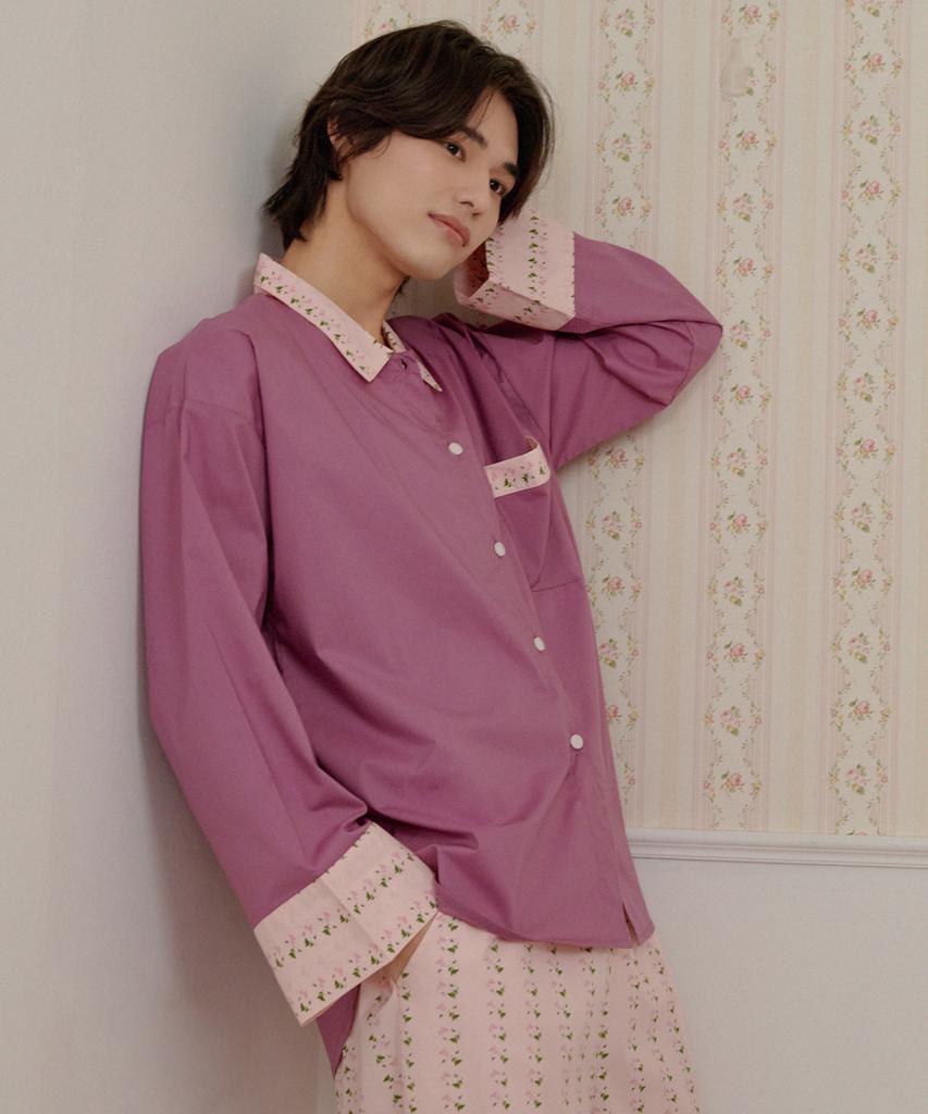 Opeuawoobeuje [2Set] Camilla Bird Long Sleeve Pajama Set