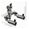 ScrewTightened Fishing Chair Clamp | Sturdy Aluminum Alloy, Knurled Adjustment Knob,