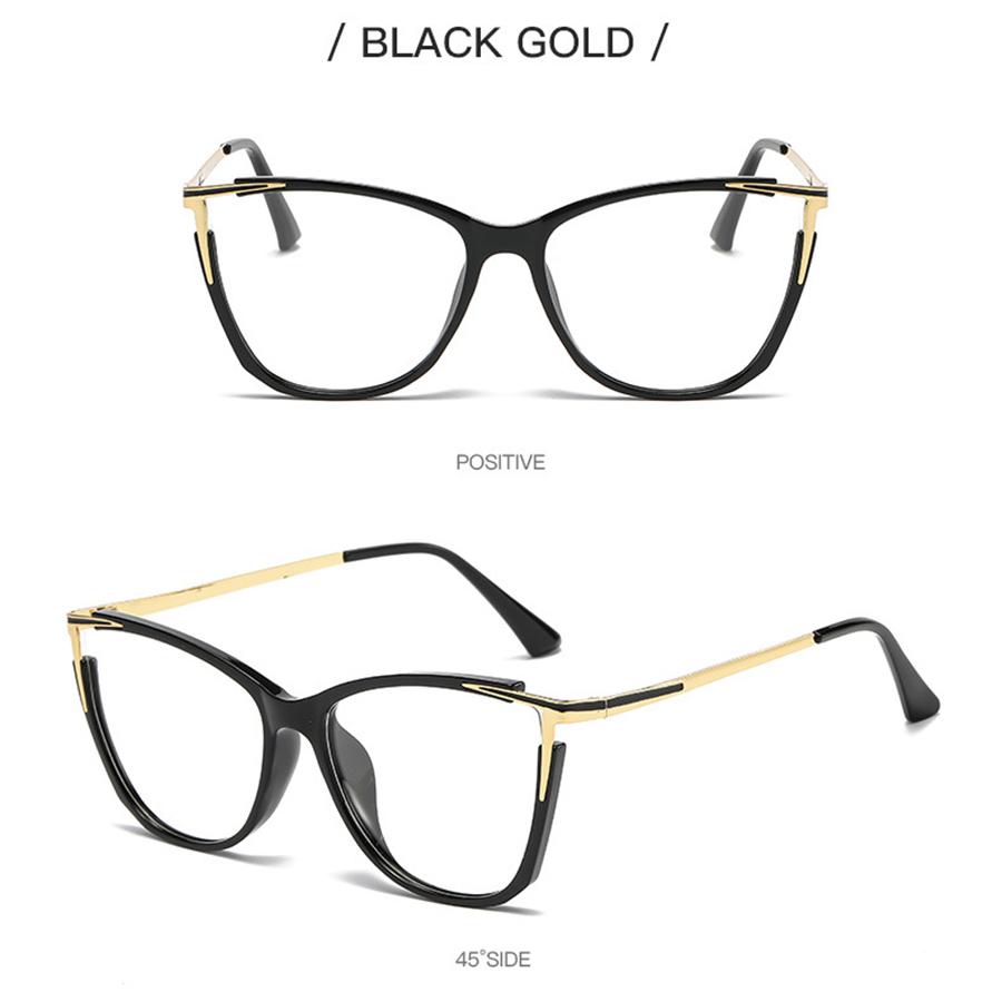 Fashion Eyeglass Frame Anti Blue Light Cat Eye Frame