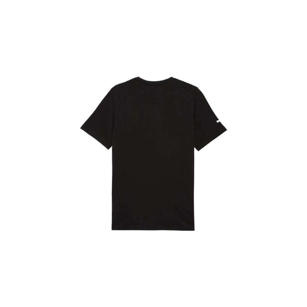 Puma Bmw M Motorsport Essentials Comfortable Fashionable Soft Versatile Solid Color Short Sleeve Racing T-Shirt Men T-Shirts Black 632358-01