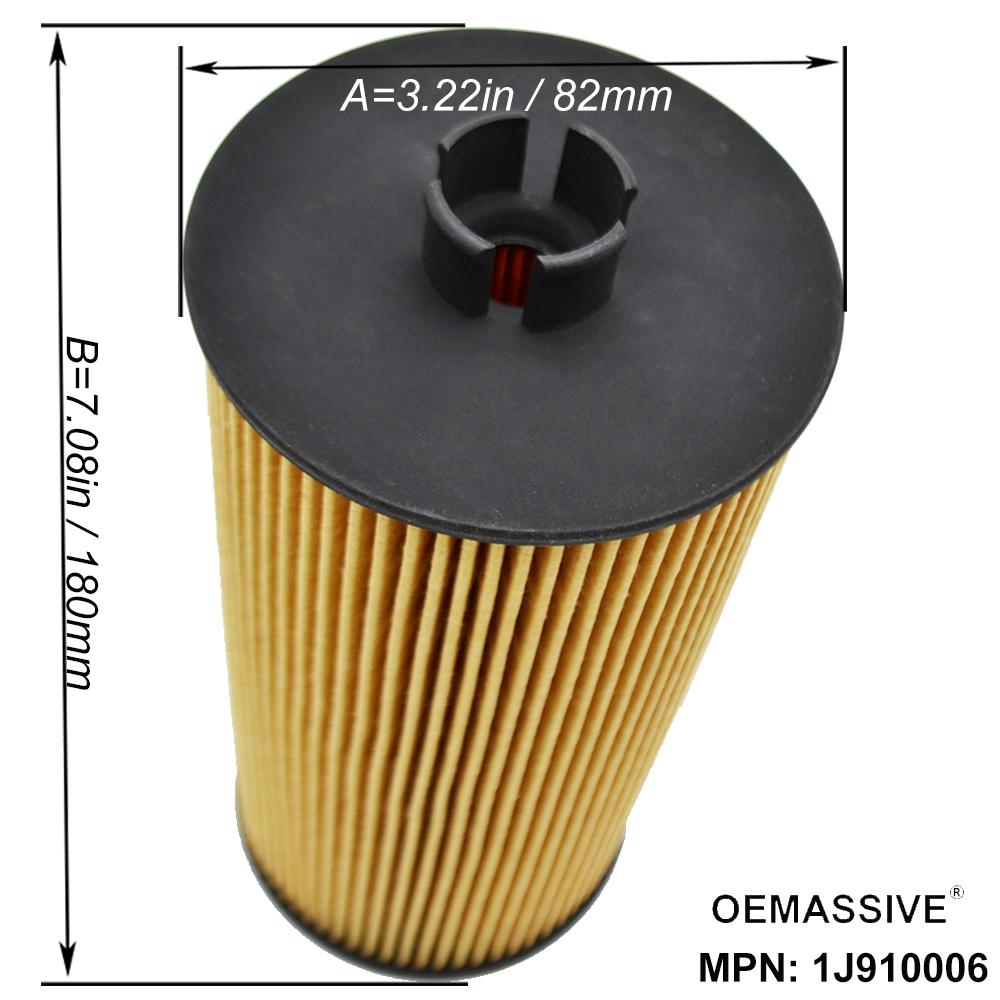 5x Engine Oil Filter 6.0L 6.4L Powerstroke Diesel 3C3Z-6731-AA For Ford E350 E450 F250 F350 F450 F550 2004 - 2007 2008 2009 2010