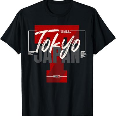 T-shirt Tokyo, Japon, le pays du soleil levant