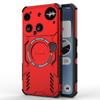 KEYSION Custodia Dissipazione Calore Forata per Nothing Phone 3 Silicone+PC Raffreddamento Magnetico Antiurto Copertura per Telefono per Nothing Phone 3