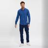 DeepSEA Slim Fit Long Sleeve Buttoned Cotton Shirt 2403012