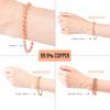 Copper Bracelet Made of High Gauge Pure 1 Count of Copper 100% ~ Solid, Copper. , (Pack 1),