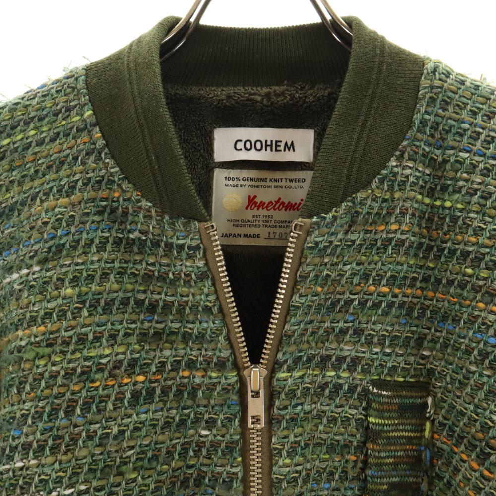 COOHEM Made In Japan Tweed Flight Jacket Men's Used