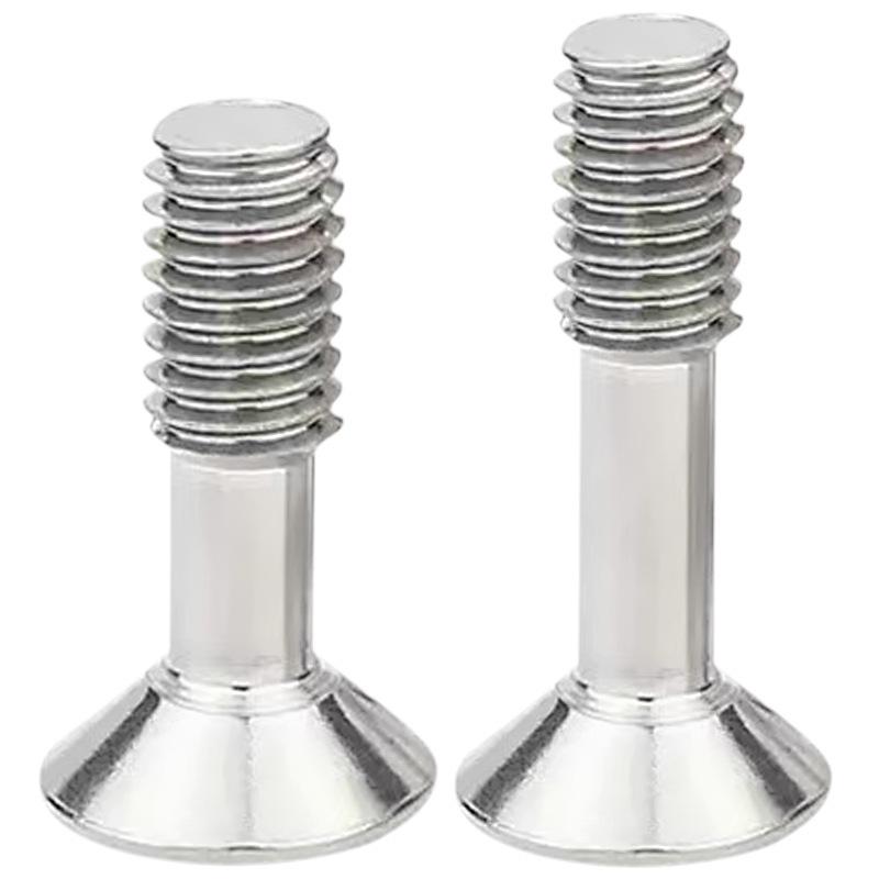 304 Stainless Steel Countersunk Hex Socket Flat Head Non-Loose Half-Tooth Screws M2-M8