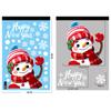 2025 Santa Claus Reindeer Window Glass Stickers Snowman Snowflake Electrostatic Wall Sticker Merry Christmas Decoration for Home
