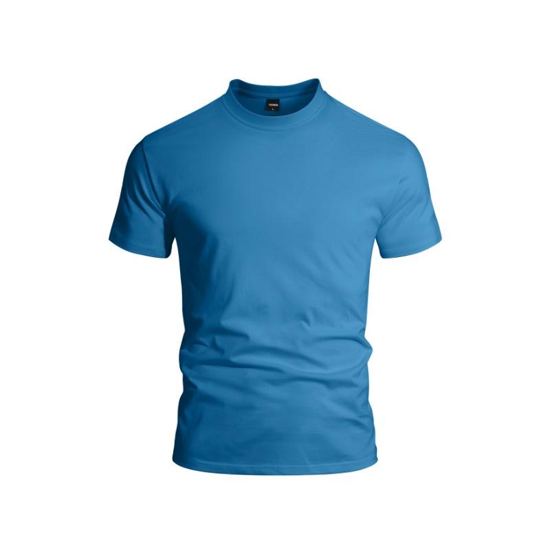 Mens Classic Fit Crew Neck Tee Soft Cotton Plain Short Sleeve Casual Shirts S