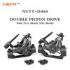 NUTT DA6S Horský Kolo Dvoupístkový Třmen Kotoučové Brzdy 160mm Kotouč Mechanické Tažení Lankem Kotoučová Brzda Skútr Díly na Kolo