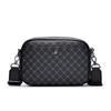 Li Shen Men's Versatile Plaid Crossbody Bag
