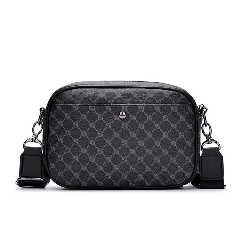

Li Shen Men s Versatile Plaid Crossbody Bag