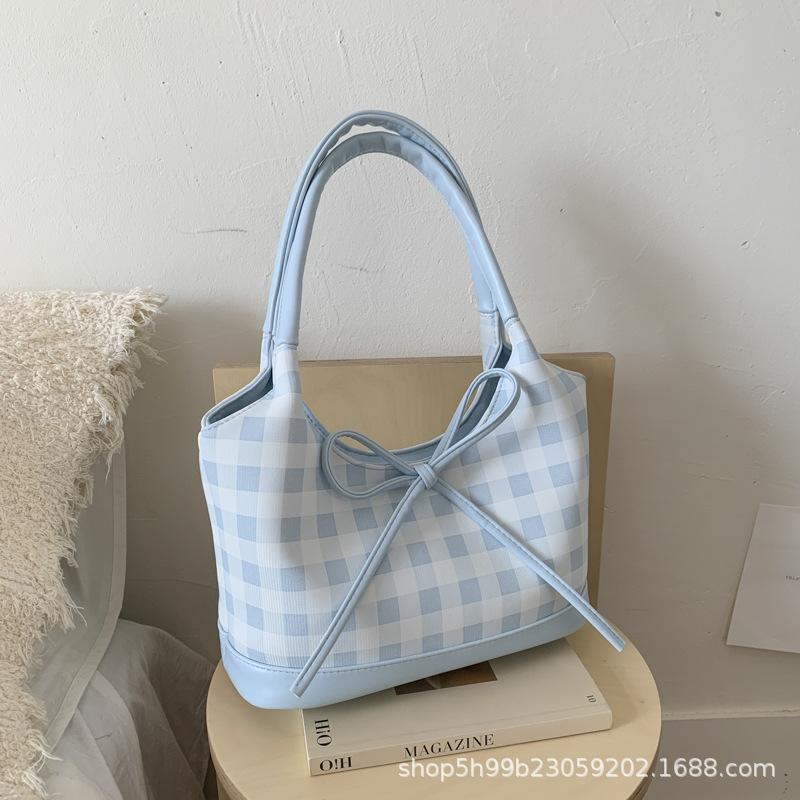 Summer underarm commuter big bag women's new fashion simple casual bag high value tote bag