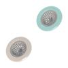 1/2/4pcs Silicone Anti-Clogging Filter Portable Sink Strainer Bathroom Kitchen For Drains Cover Hair Waste Plug Filter Strainer
