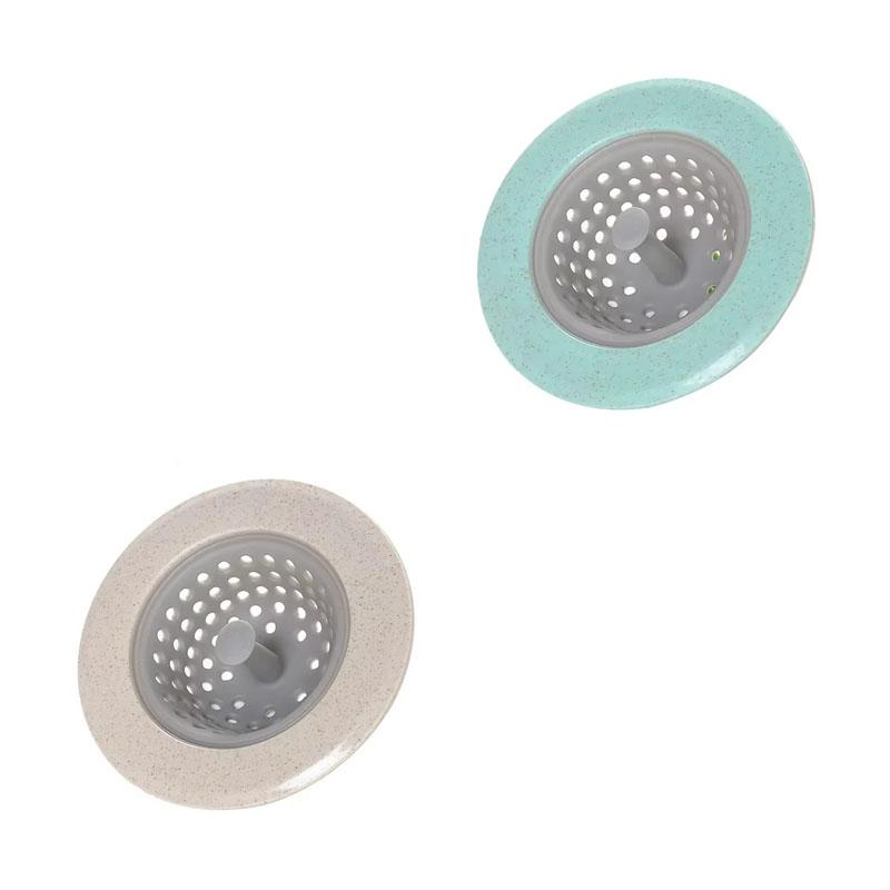 1/2/4pcs Silicone Anti-Clogging Filter Portable Sink Strainer Bathroom Kitchen For Drains Cover Hair Waste Plug Filter Strainer