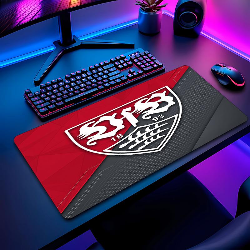 VfB Stuttgart Football Pattern Mouse Pad Non?Slip Rubber Base Gaming Mousepad For Desk Office Home