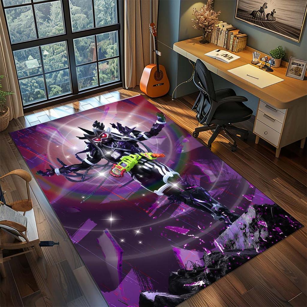 Kamen Rider Area Carpet for Living Room Bedroom Home Decor Cool Movie Mat Floor Mat