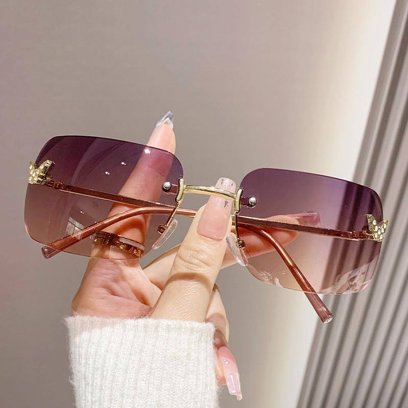 Y2k Fashion Square Eyewear With Uv400 Antireflective Coating For Travel And Outdoors