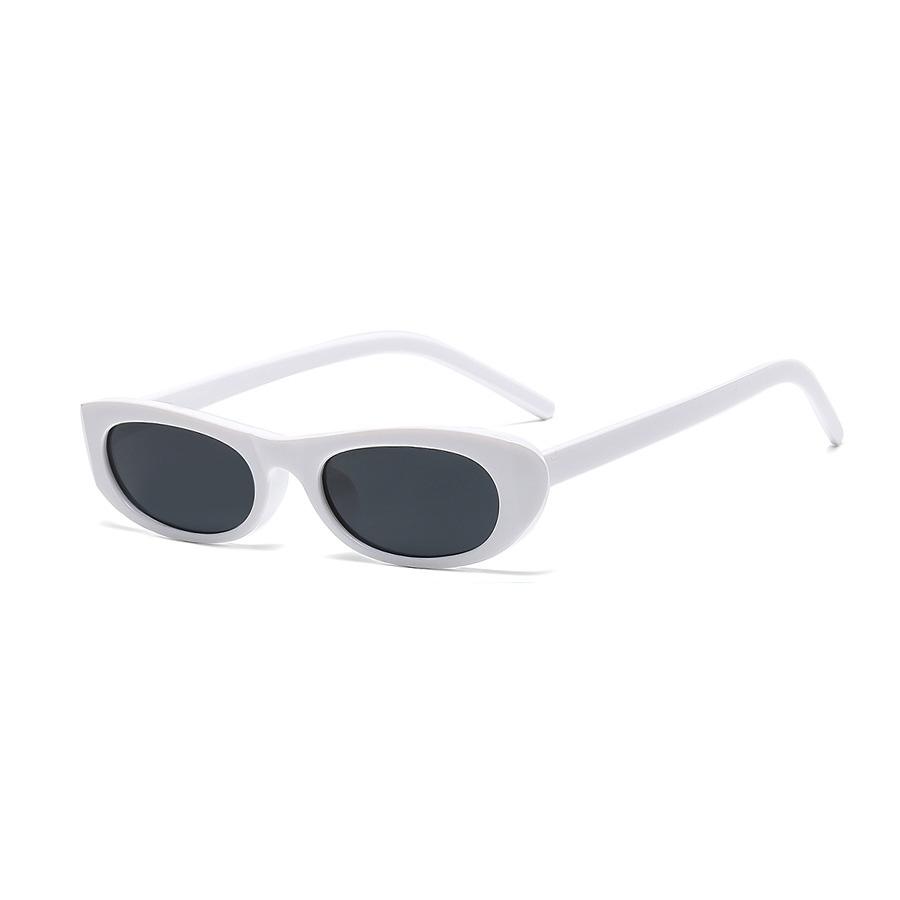 Fashionable Small Frame Cat Eye Black Women's Sunglasses Spring and Summer Vacation Beach Party Men's Accessories