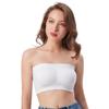 Plus-Size Wireless Double-Layer Bandeau Camisole with Removable Pads