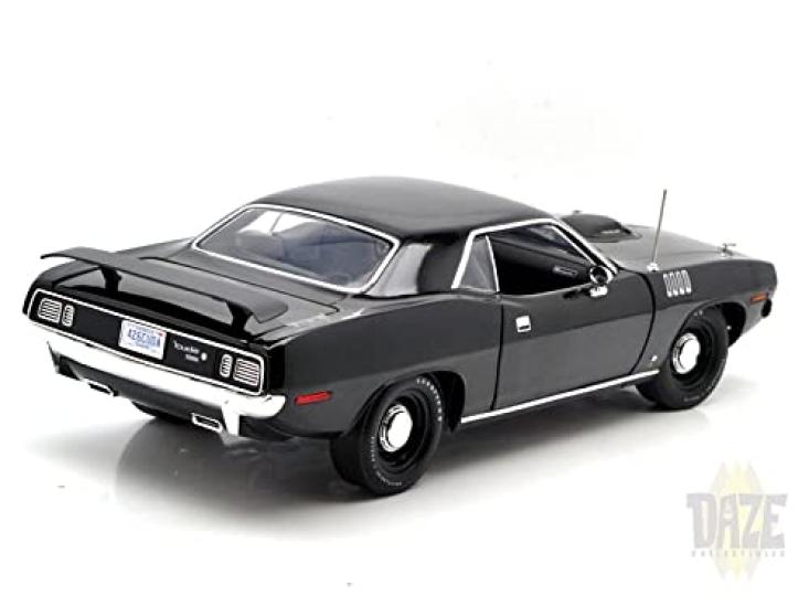 ACME 1971 Plymouth Hemi Barracuda ACME Scale Model 1971 Plymouth Hemi Barracuda A1806124 1/18 (Black) 1/18 (Black) [Item]