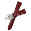 Seiko Time Lab Co., Ltd. SEIKO Watch Band, Calfskin Leather, Brown, D-Buckle, Men's, Includes Watch Cleaning Cloth (Care Set), (20mm)