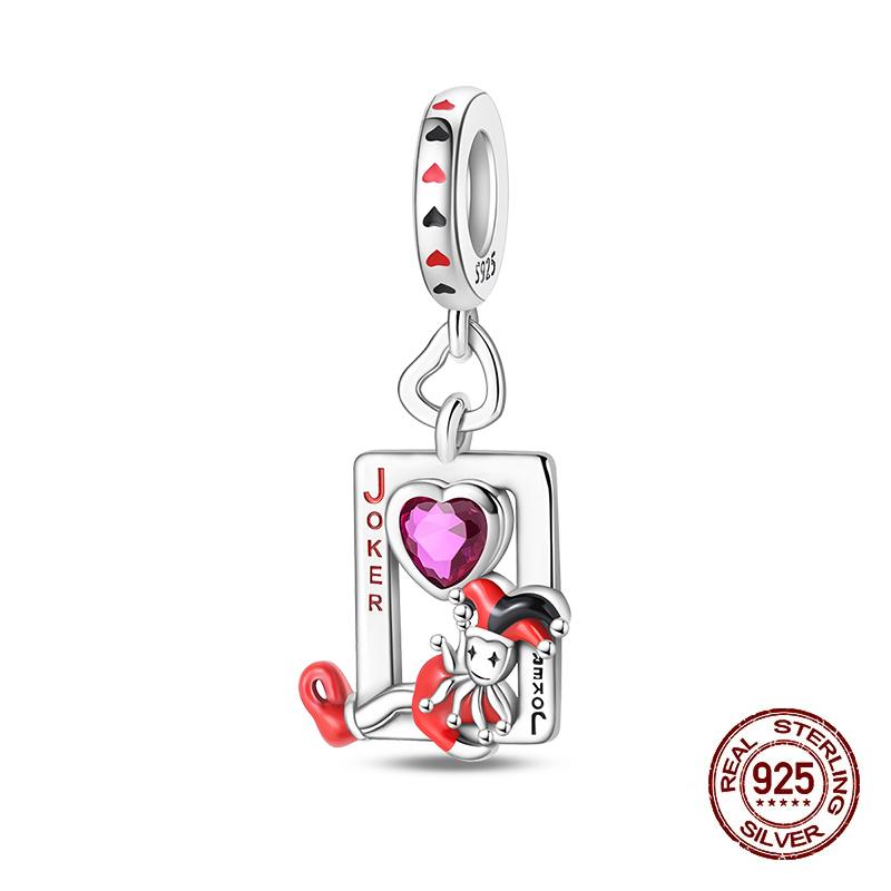 100% 925 Silver Tarot Collection Pendant DIY Hourglass Beads Fit Pandach Original Bracelet Women Jewelry Birthday Gift