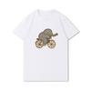 S-3XL 100 Fantasie Harajuku Grafica Estiva Bianca Magliette Donna Stampate Casual Maniche Corte Top Girocollo
